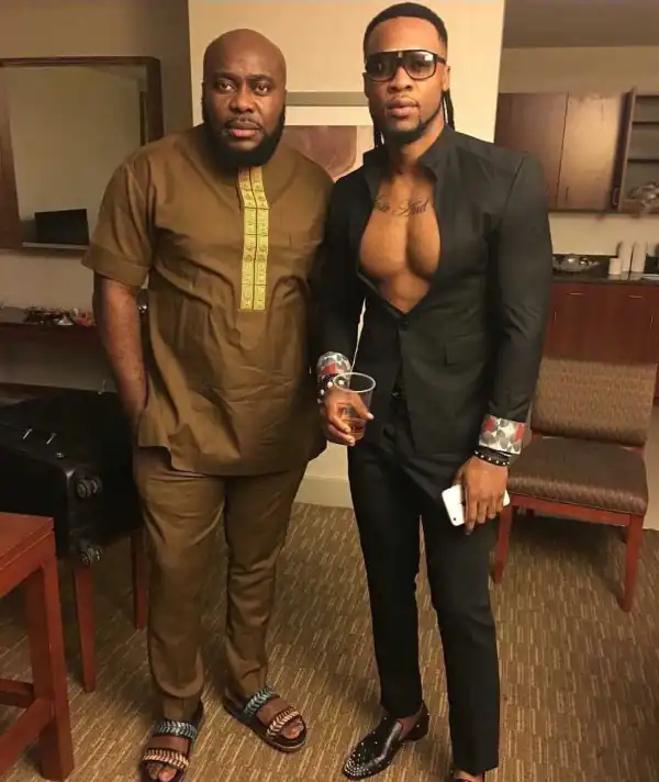See The Ripped-Chest Outfit Flavour Stepped Out In
